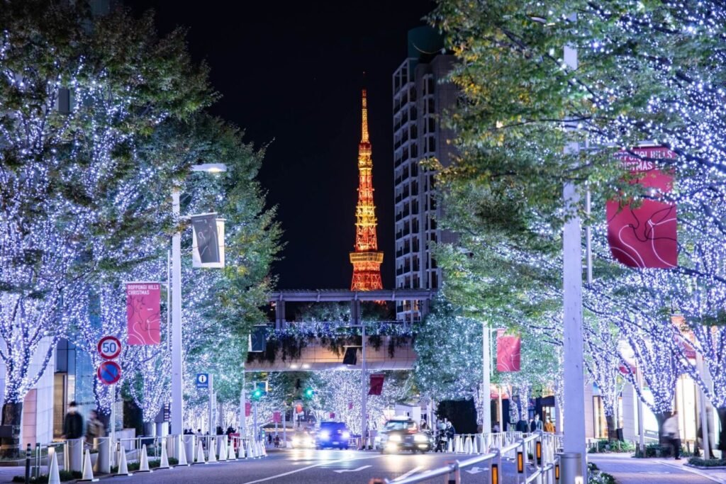 Christmas illuminations in Tokyo